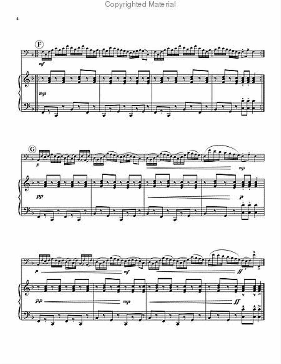 Trafalgar Hornpipe Euphonium scores gallery preview page 5