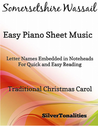 Somersetshire Wassail Easy Piano Sheet Music