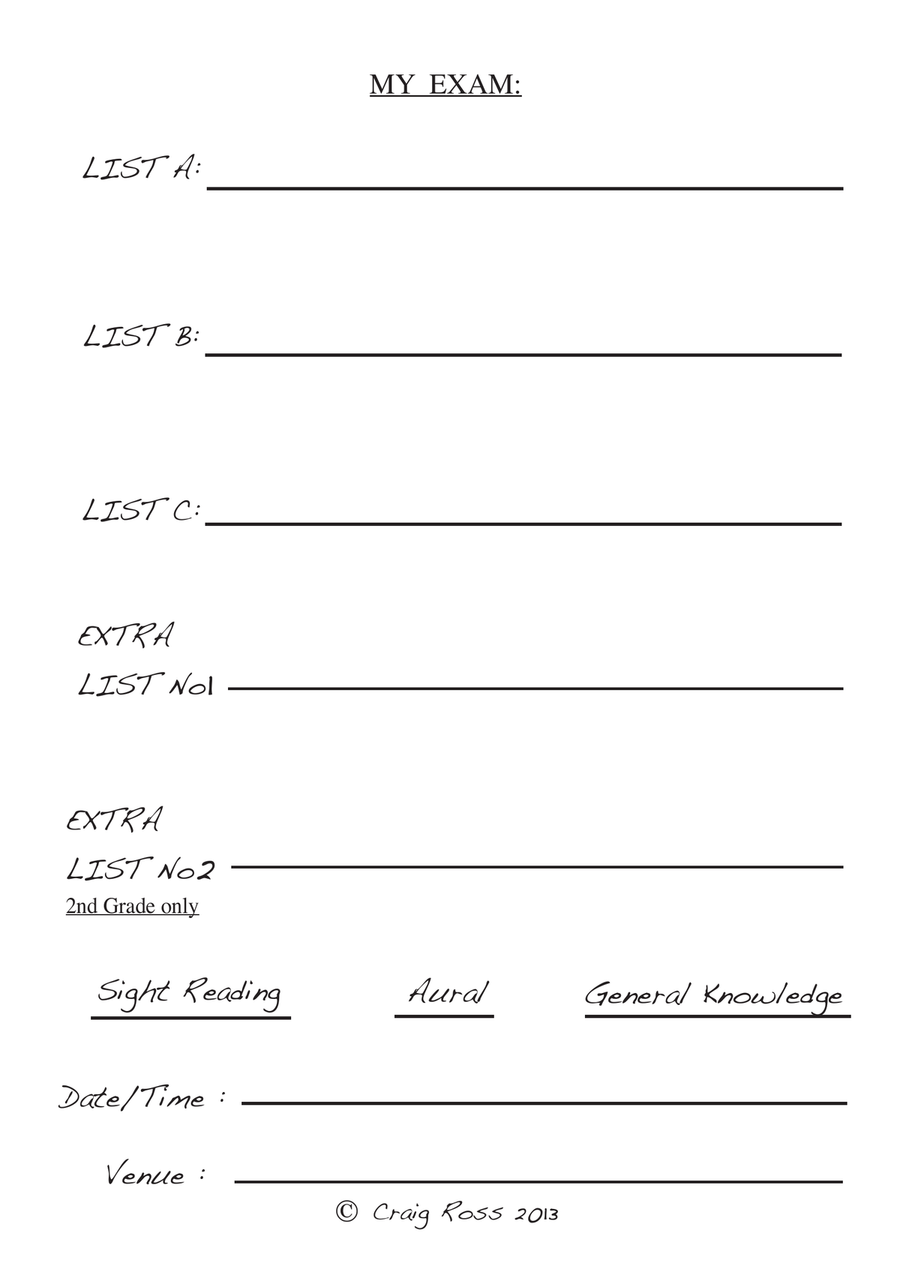 AMEB Compatible Trumpet Scales Grade 1 and 2 Trumpet Solo scores gallery preview page 2