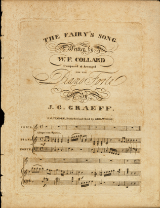 Book cover for The Fairy's Song