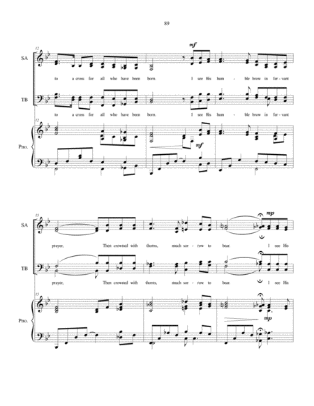 I See Jesus, SATB Choir with piano accompaniment (for Easter) image number null