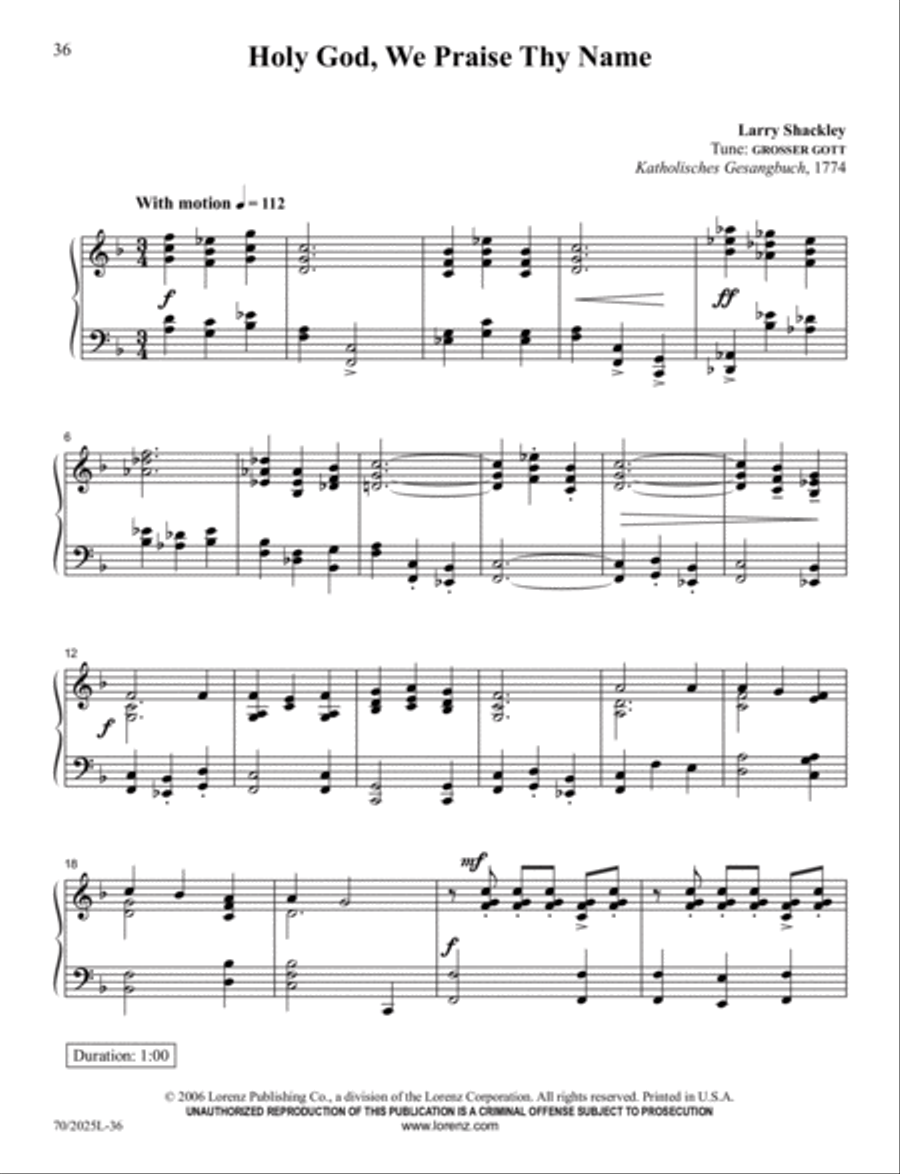 The Church Pianist's Library, Vol. 20 Piano Solo scores gallery preview page 12