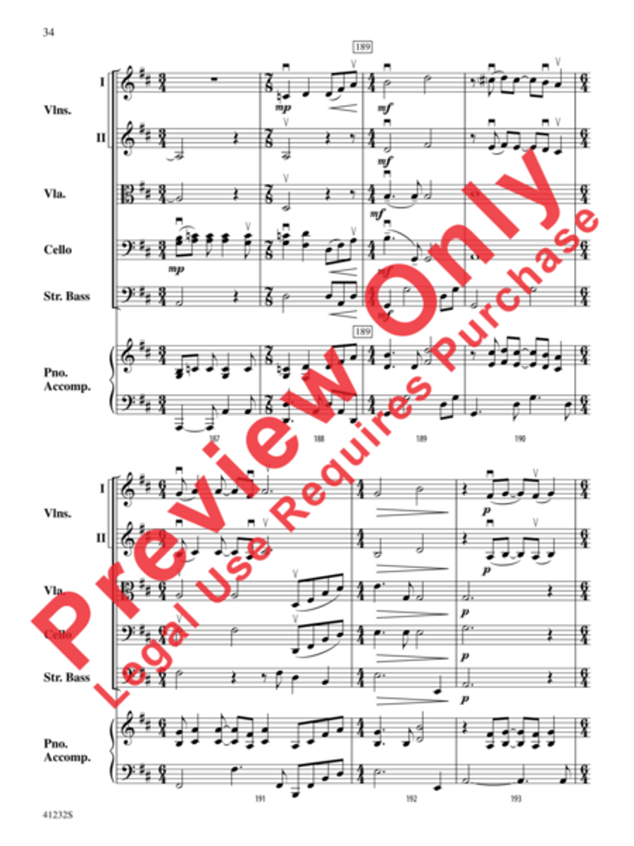 Pippin String Orchestra scores gallery preview page 35