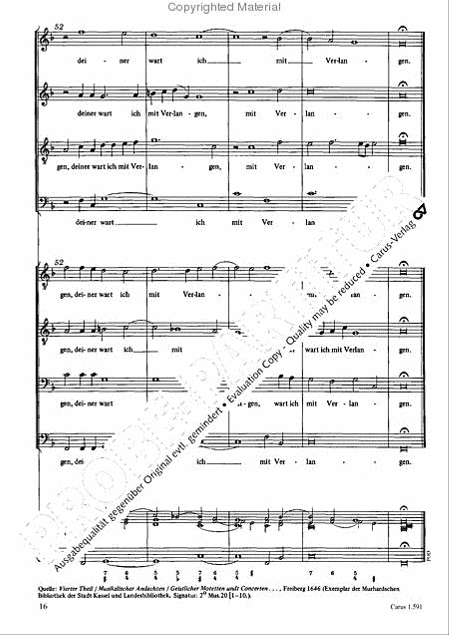 Wie bin ich doch so herzlich TTBB scores gallery preview page 17