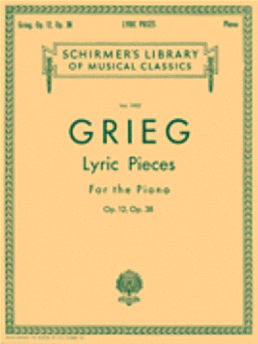 Lyric Pieces - Volume 1: Op. 12, 38 Piano Solo scores gallery preview page 1