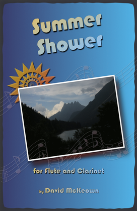 Book cover for Summer Shower for Flute and Clarinet Duet
