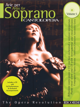 Book cover for Arias for Soprano - Volume 5