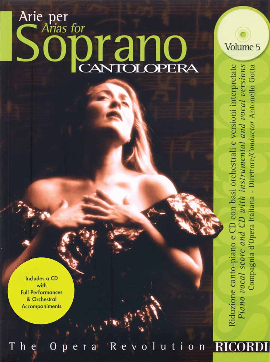 Book cover for Arias for Soprano - Volume 5