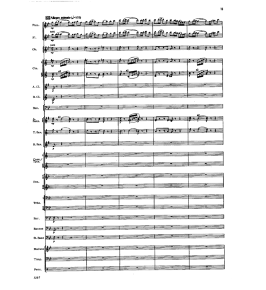 Fanfare and Fantasy Fanfare and Fantasy Concert Band scores gallery preview page 14