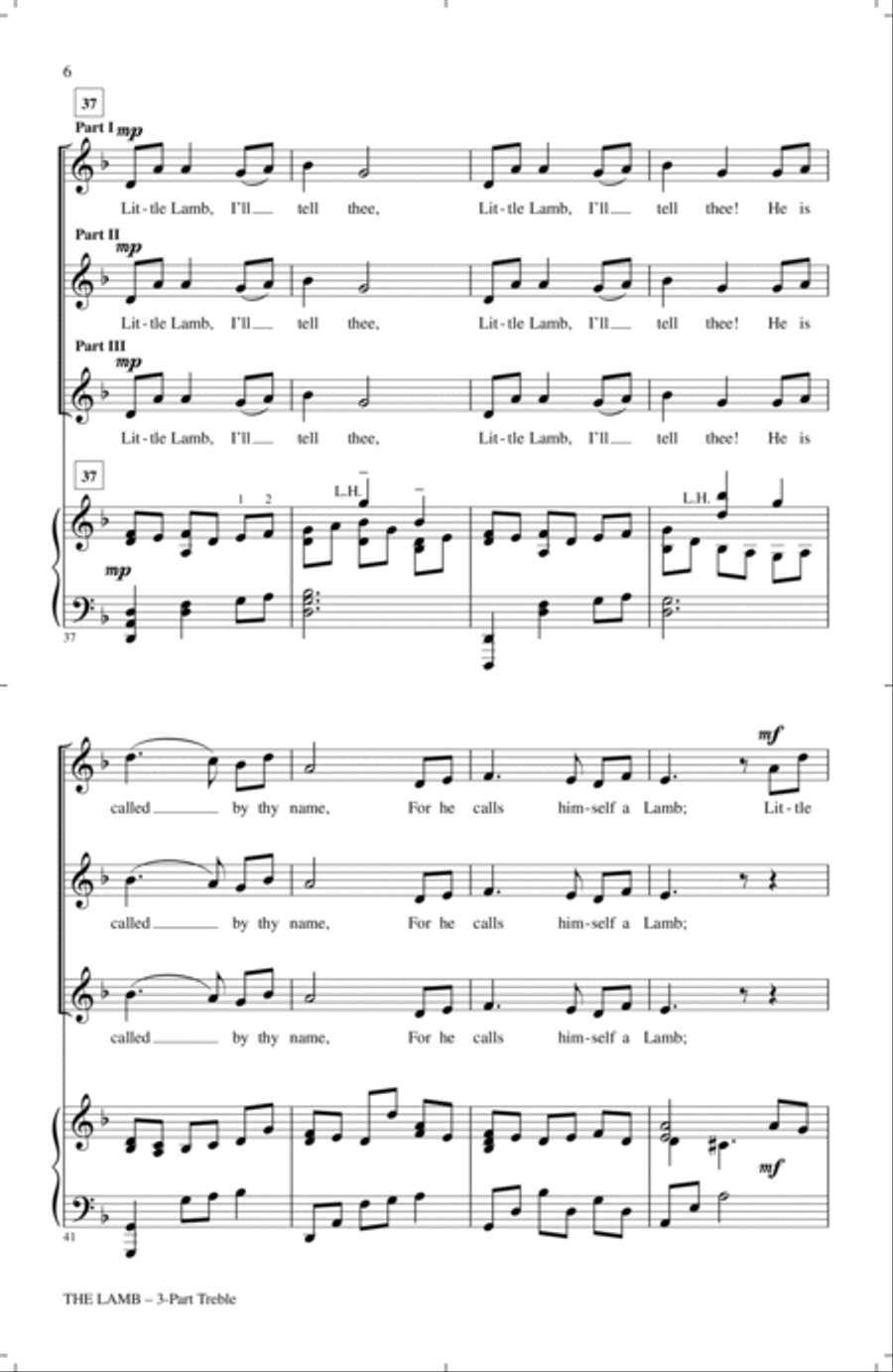 The Lamb The Lamb 3-Part scores gallery preview page 4