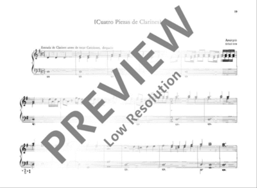 Organ Music of the spanish baroque Period Organ scores gallery preview page 20