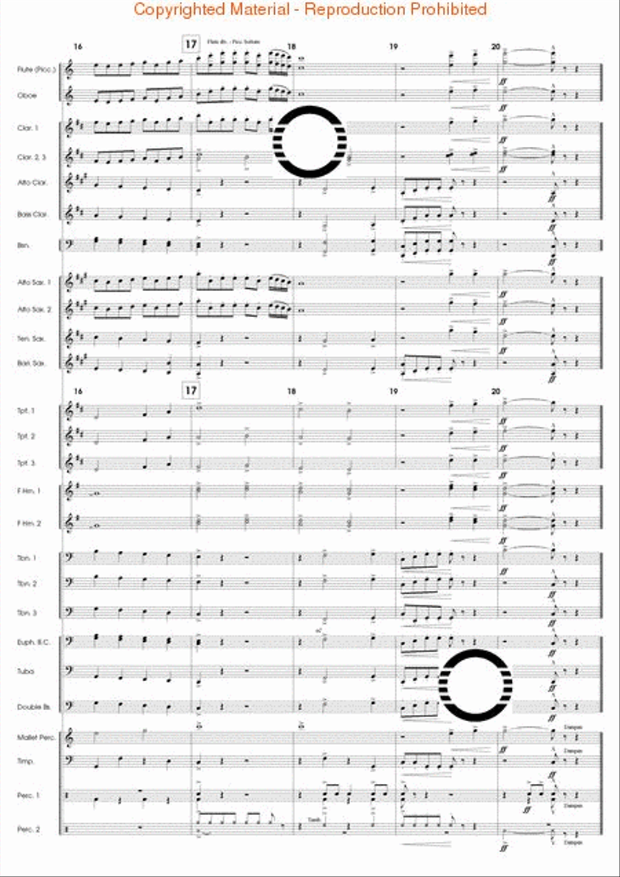 Articulation Studies Concert Band scores gallery preview page 44