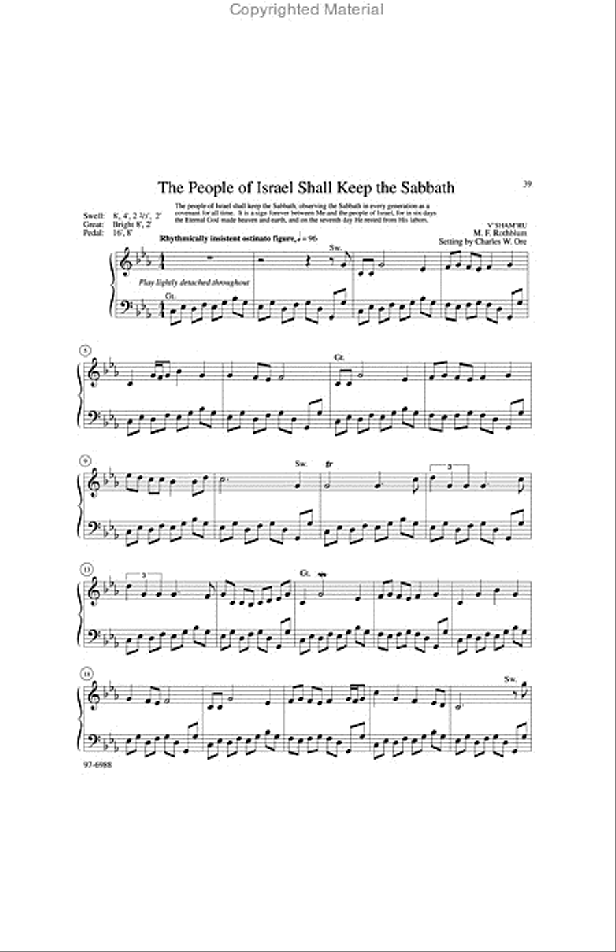Eleven Compositions for Organ, Set VII Organ scores gallery preview page 11