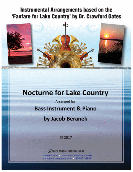 Nocturne for Lake Country - Bass Instrument and Piano