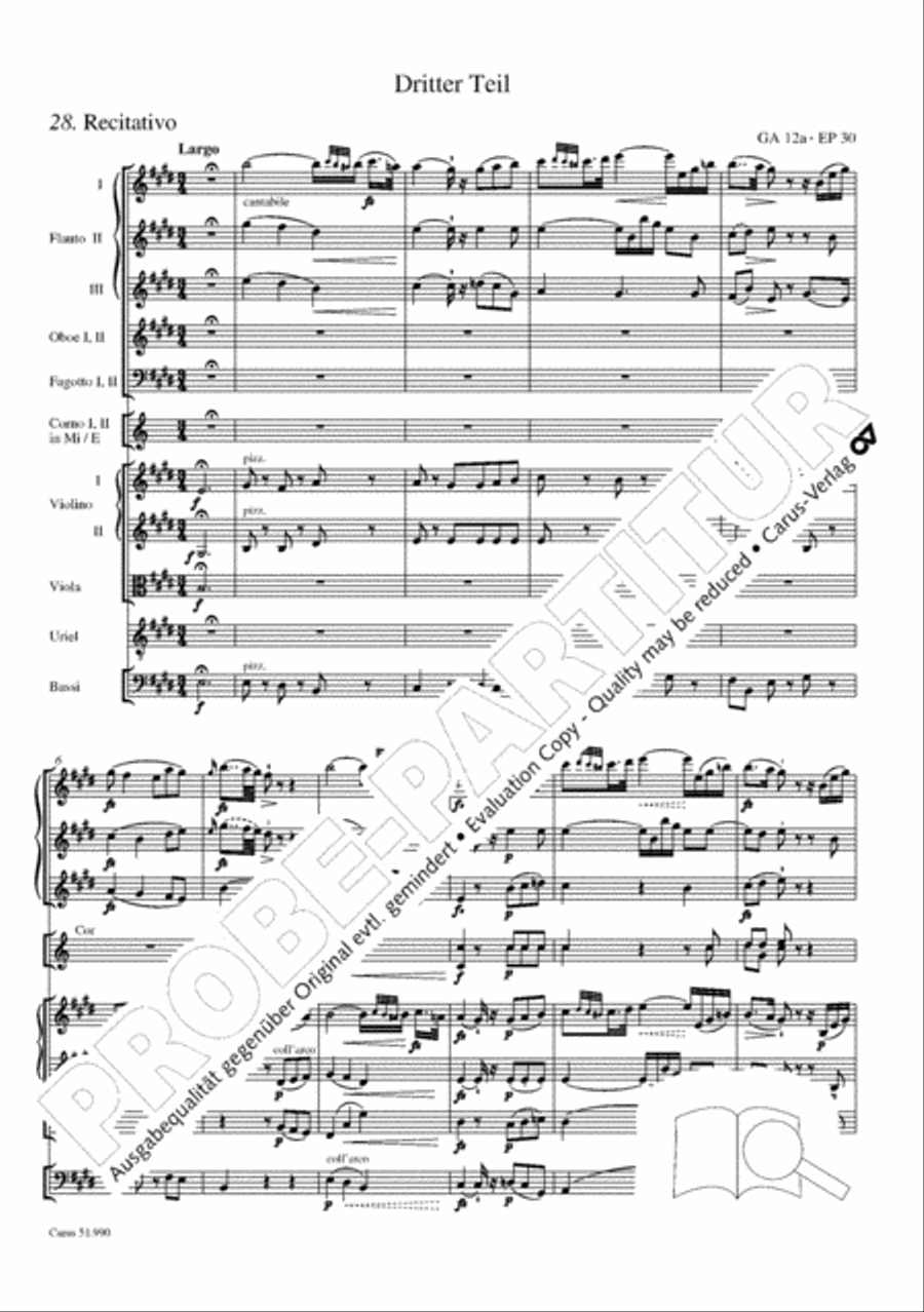 The Creation (Die Schopfung) 4-Part scores gallery preview page 251