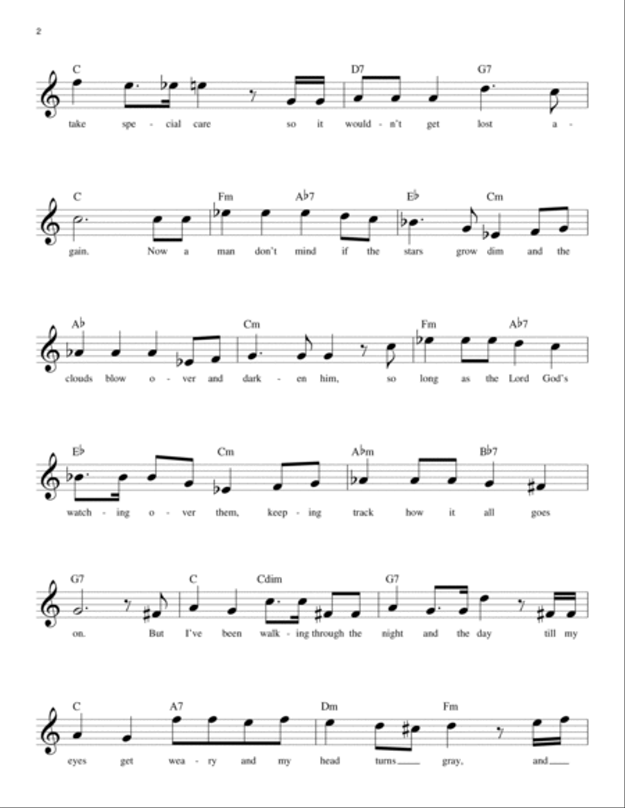 Lost In The Stars Piano scores gallery preview page 2