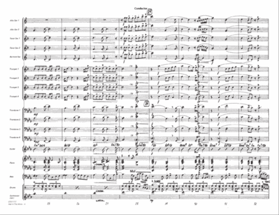 Man In The Mirror - Full Score Score scores gallery preview page 4