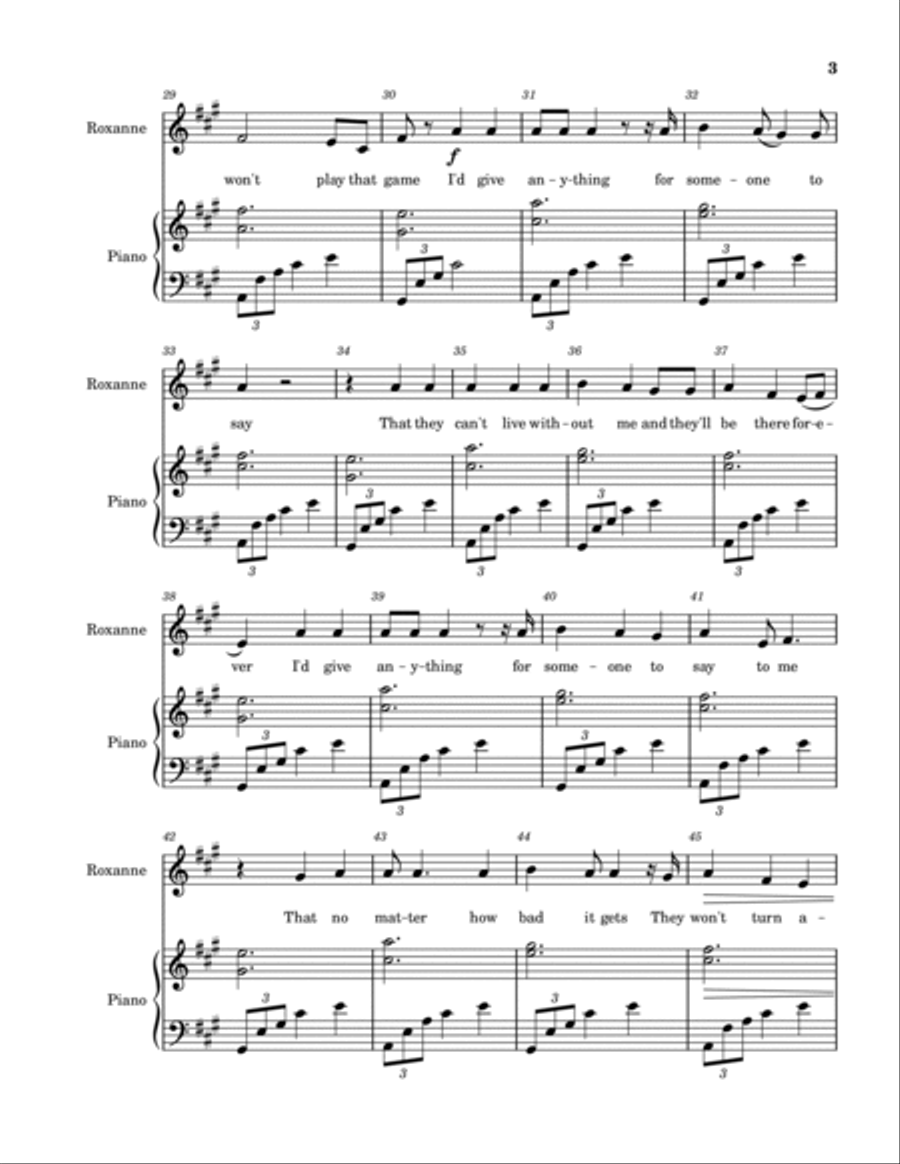 Someone To Say (fr. 'cyrano') Voice scores gallery preview page 3