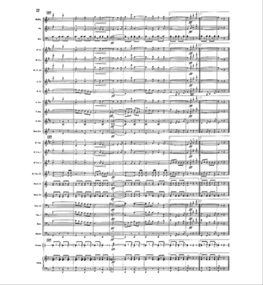 Semper Fidelis Semper Fidelis Concert Band scores gallery preview page 15