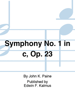 Symphony No. 1 in c, Op. 23