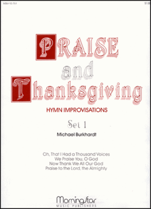 Book cover for Praise and Thanksgiving, Set 1