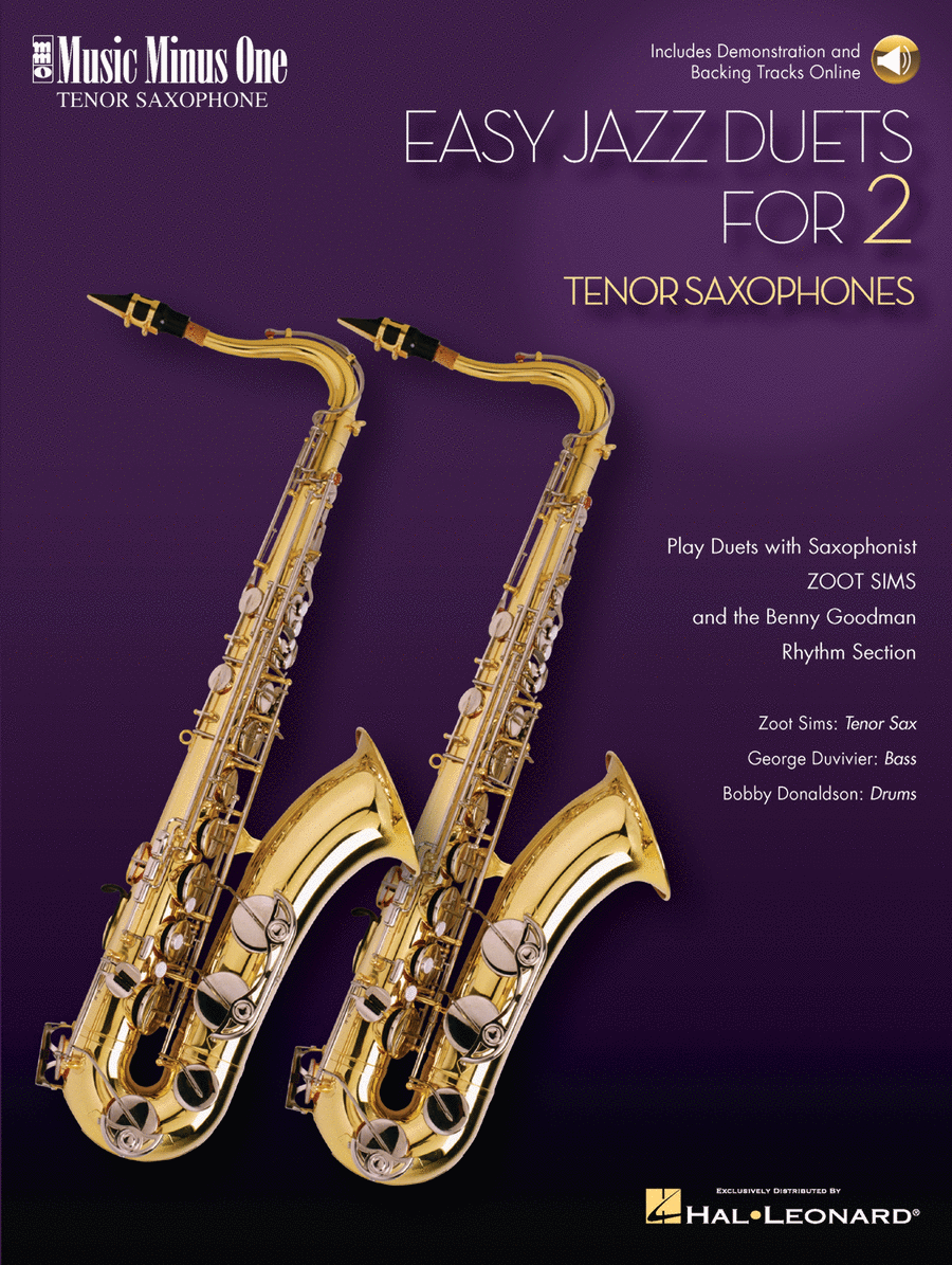 Easy Jazz Duets for 2 and Rhythm Section Tenor Saxophone - Sheet Music