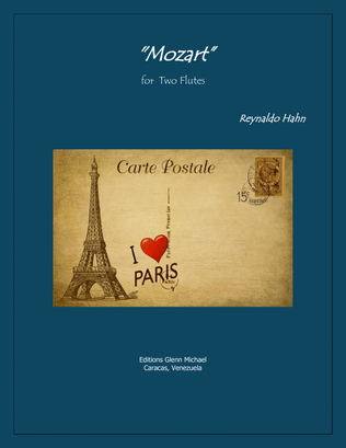 Book cover for "Mozart" for Two flutes
