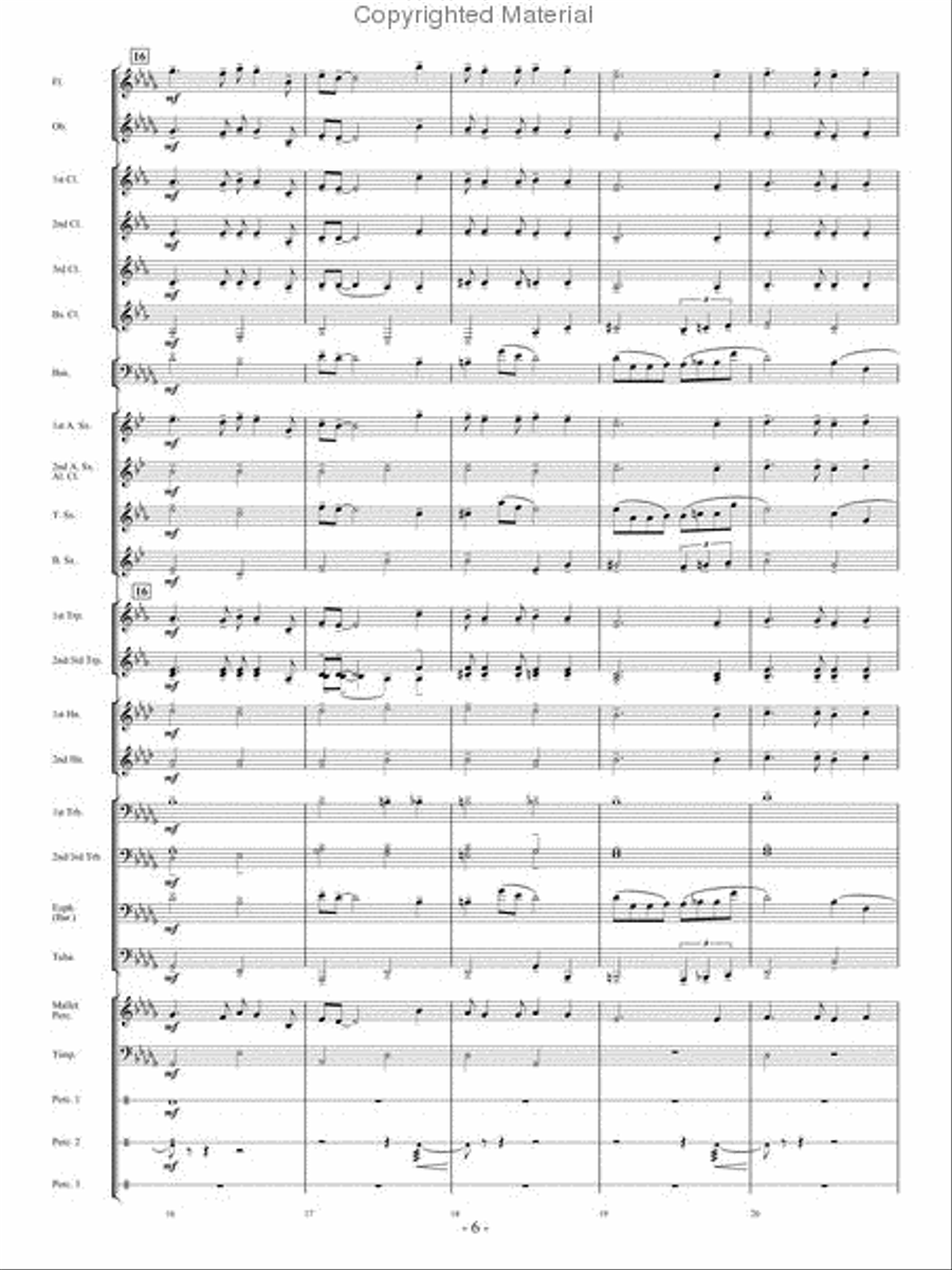 A Quiet Journey Home A Quiet Journey Home Concert Band scores gallery preview page 5