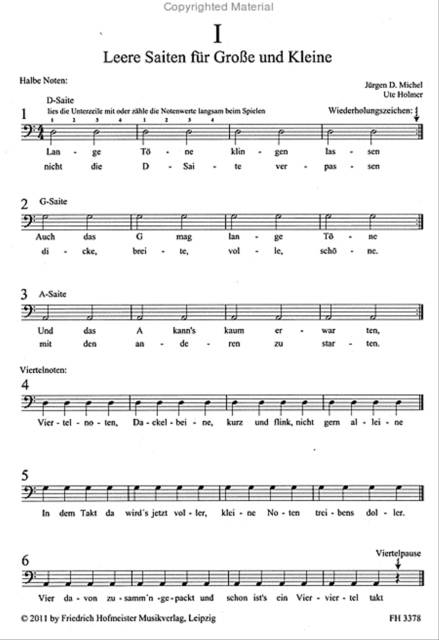 Für alle Fälle Bass Für alle Fälle Bass String Duet scores gallery preview page 2