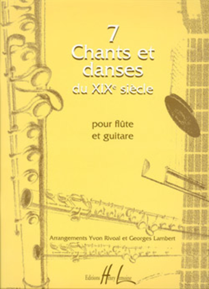 Book cover for Chants Et Danses Du Xixeme (7)