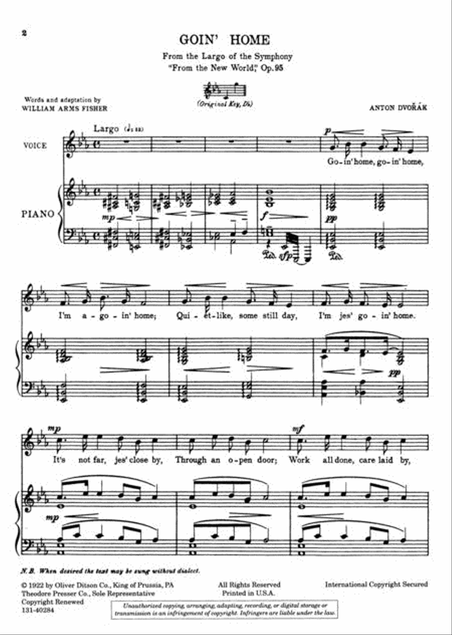 Goin' Home Chamber Music scores gallery preview page 2