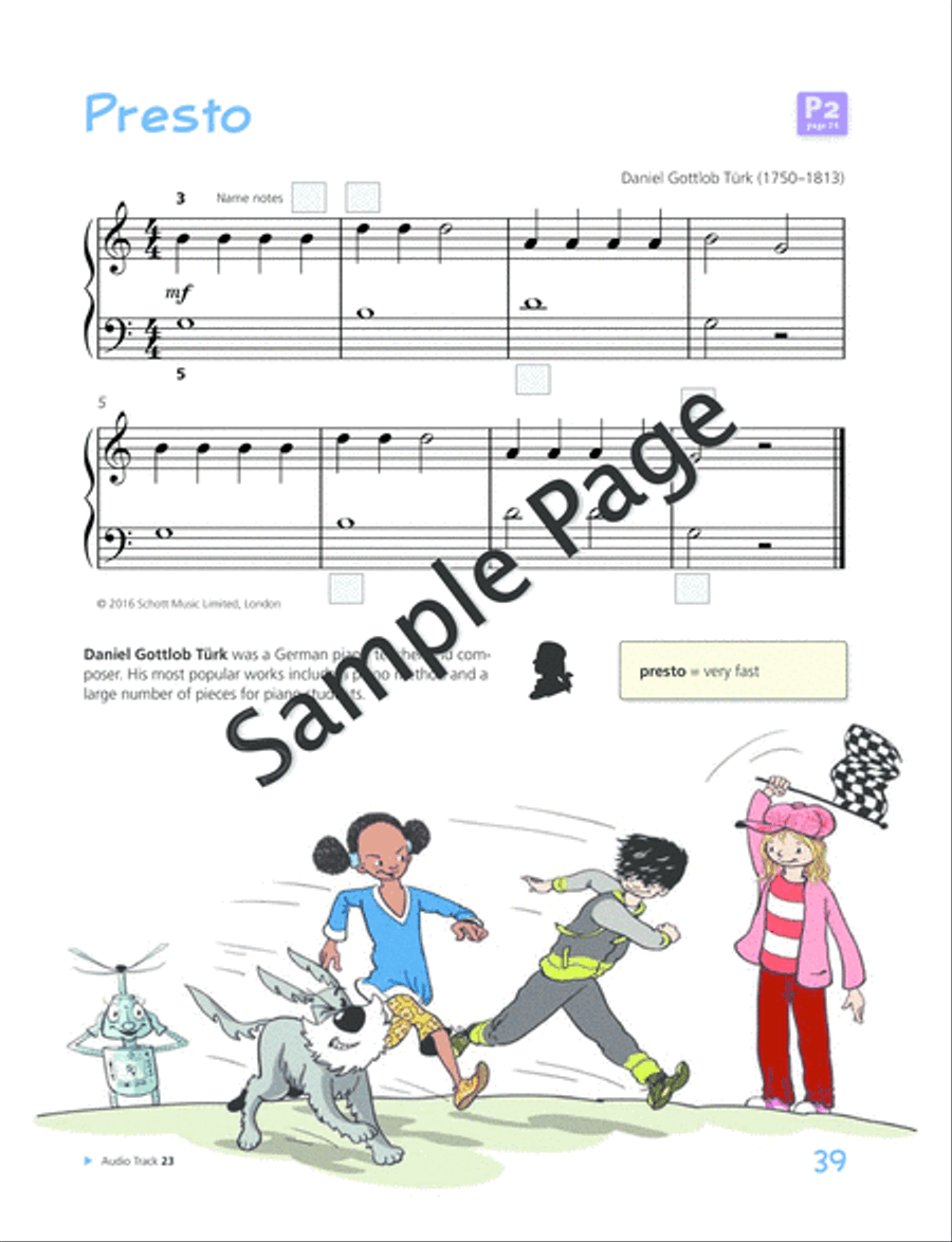 Piano Junior: Lesson Book 2 Piano Method scores gallery preview page 40
