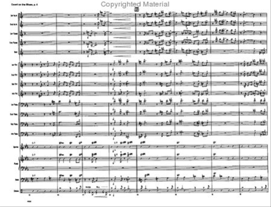 Count on the Blues Count on the Blues Jazz Ensemble scores gallery preview page 5