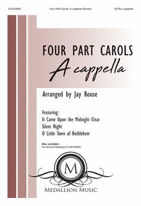 Book cover for Four-part Carols: A cappella