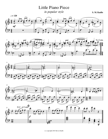 Little Piano Piece image number null
