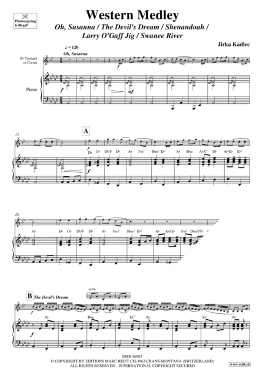 Western Medley Cornet scores gallery preview page 4