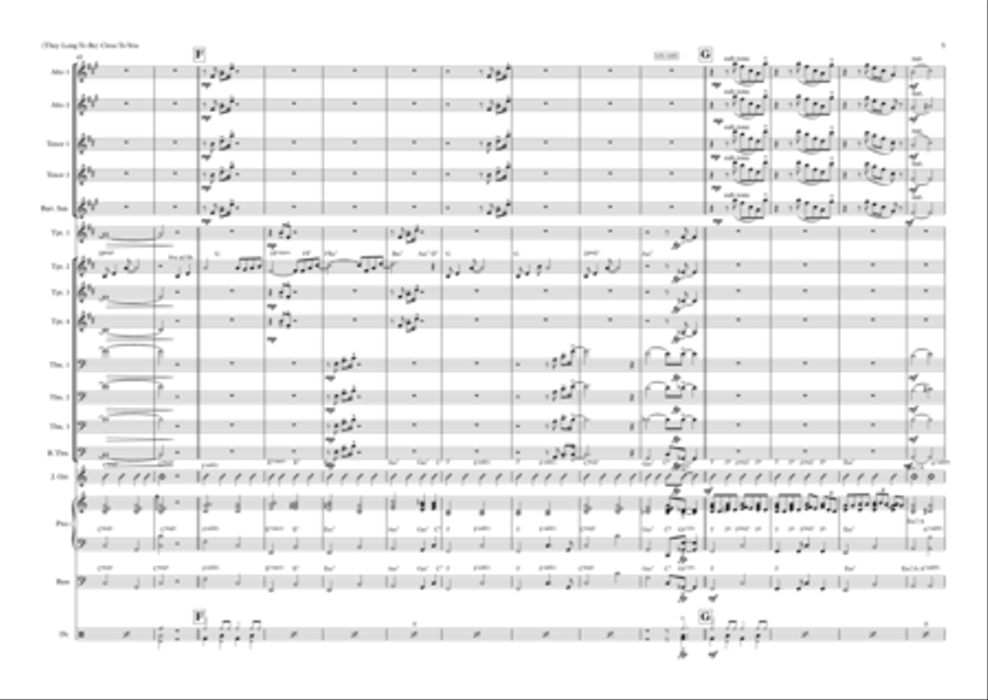 (they Long To Be) Close To You Jazz Ensemble scores gallery preview page 5