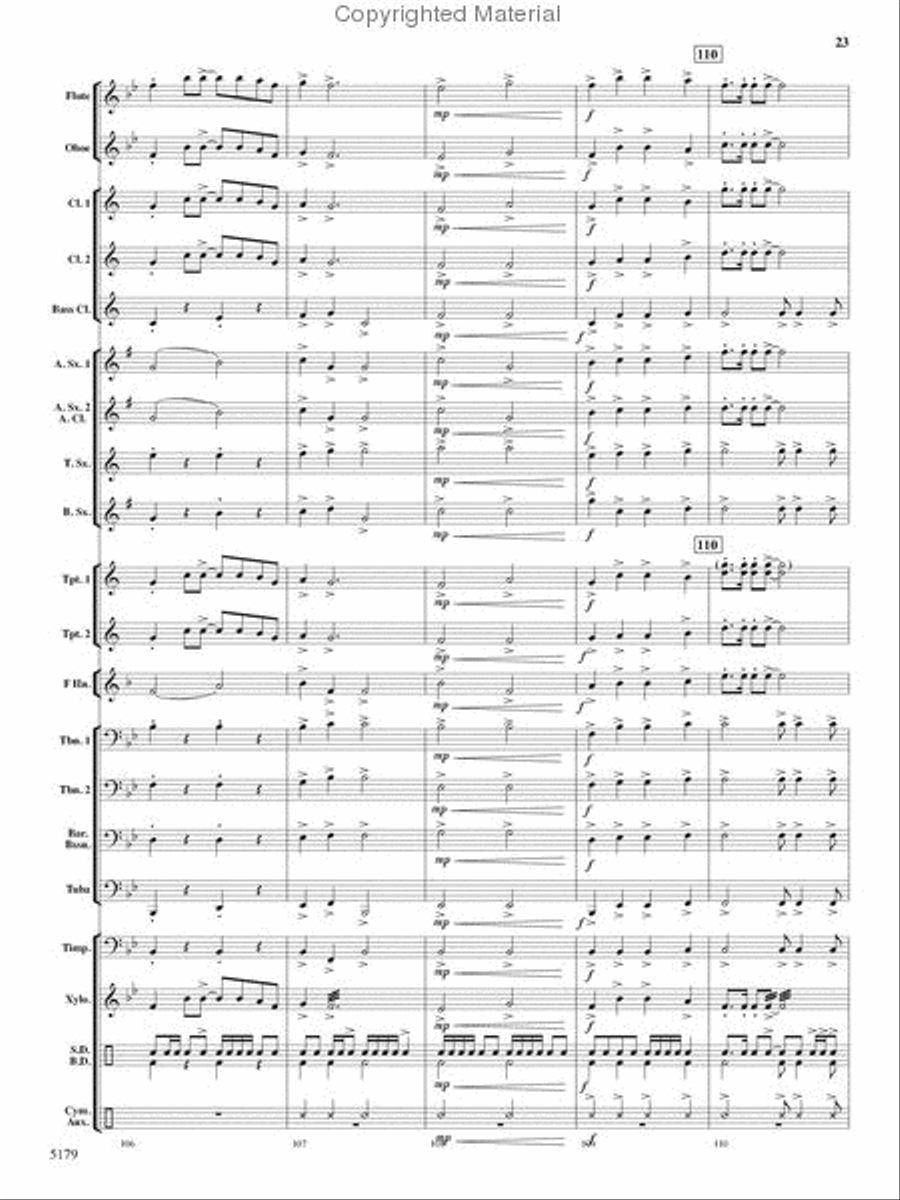 American Journey American Journey Concert Band scores gallery preview page 22