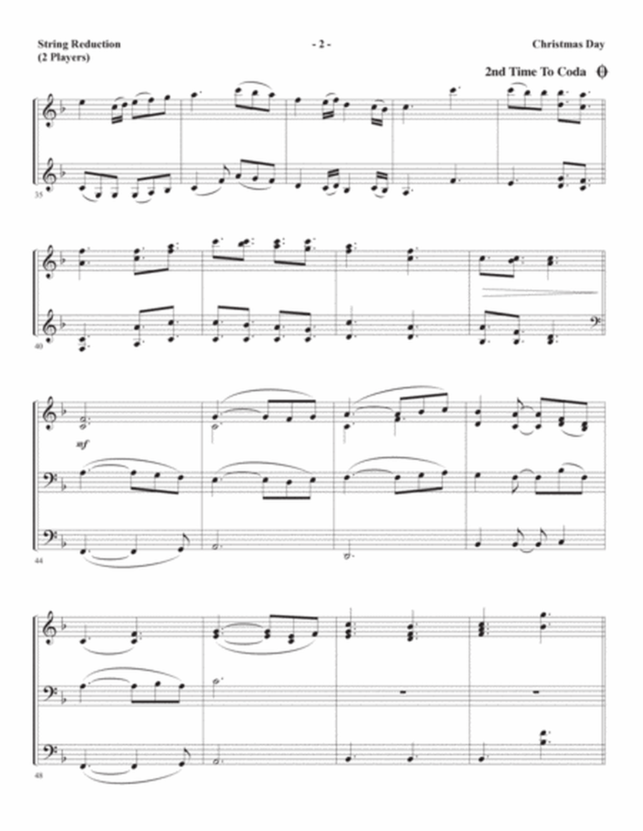 Christmas Day (arr. Ed Hogan) - Keyboard String Reduction