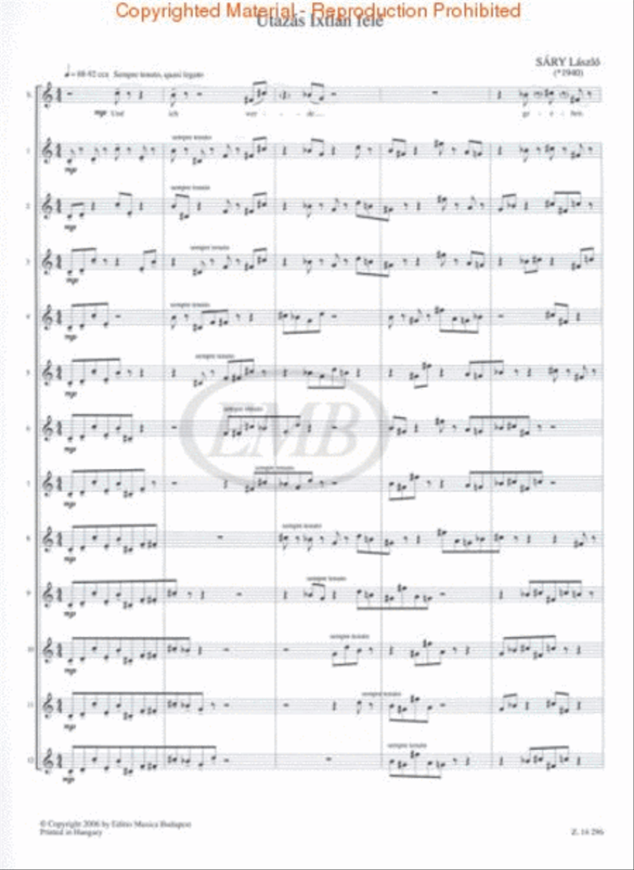 Journey to Ixtlan Set of Parts scores gallery preview page 2