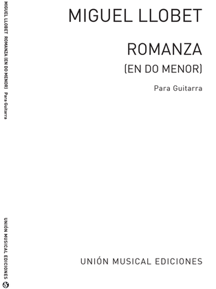 Book cover for Romanza En Do Menor C Minor