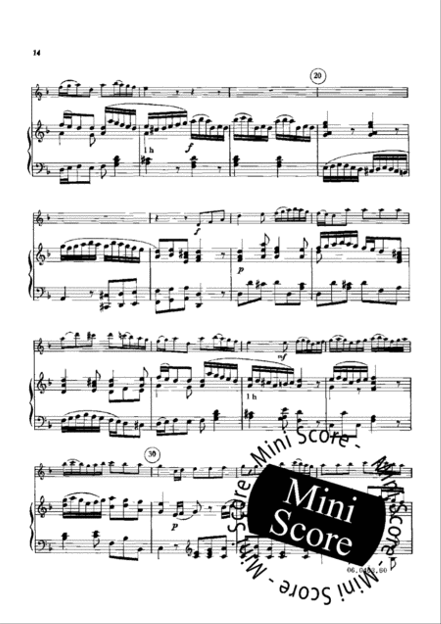 Concert in D Moll Piano Accompaniment scores gallery preview page 17