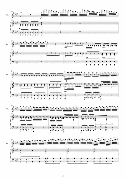 Vivaldi - Concerto No.4 in F minor Op.8 Winter RV 297 for Violin and Piano image number null
