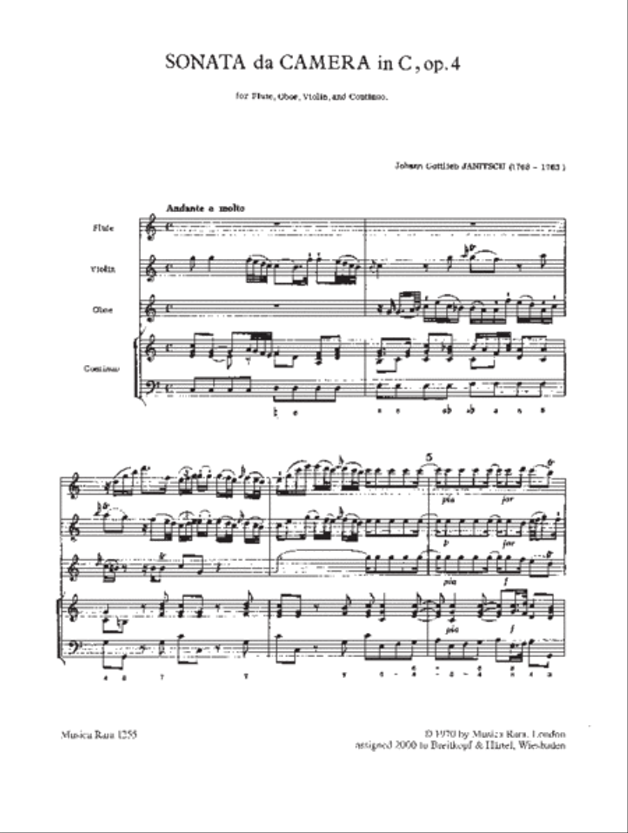 Quintet in E major Op. 106 Score scores gallery preview page 2