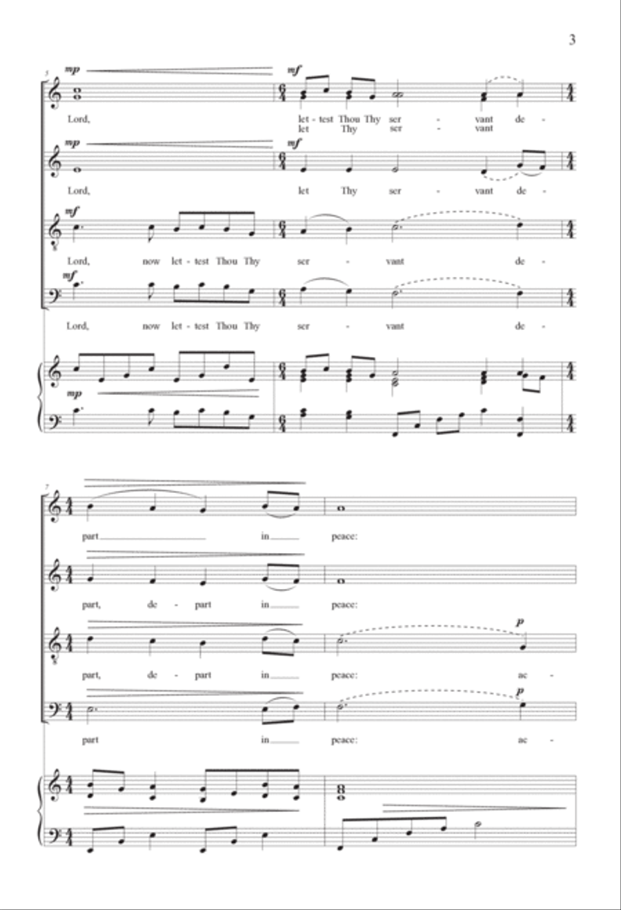 The Song of Simeon The Song of Simeon Divisi scores gallery preview page 3