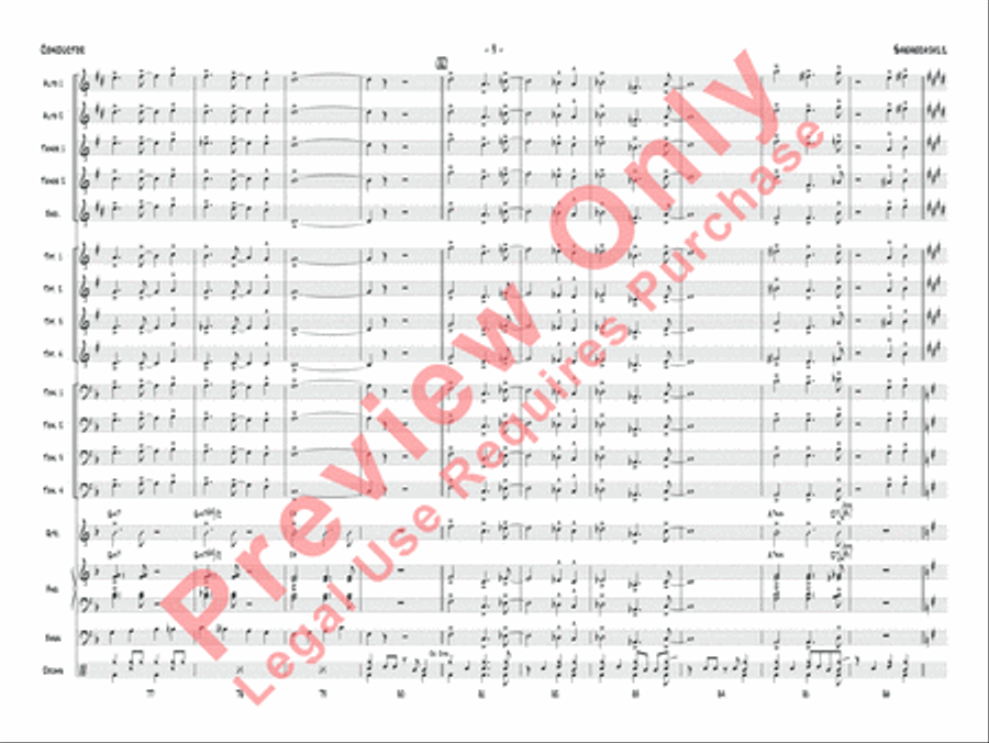 Sheherajazz Jazz Ensemble scores gallery preview page 12