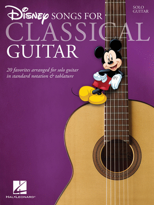 Book cover for Disney Songs for Classical Guitar