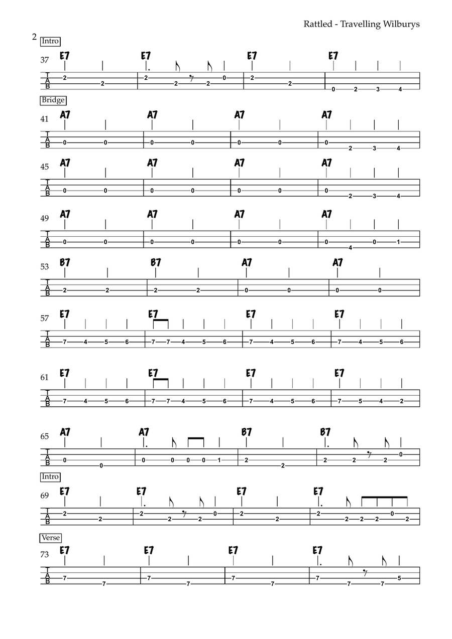 Rattled Acoustic Guitar scores gallery preview page 2