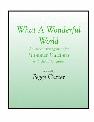 Book cover for What A Wonderful World