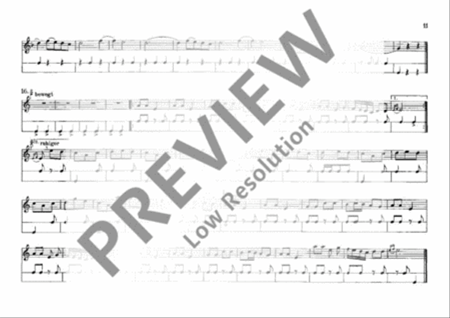 Pieces for Recorder and Drum Recorder scores gallery preview page 12